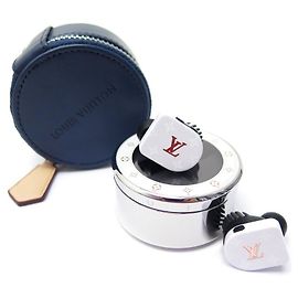 NEW LOUIS VUITTON EARPHONES HORIZON QAB020 WHITE + NEW BOX White