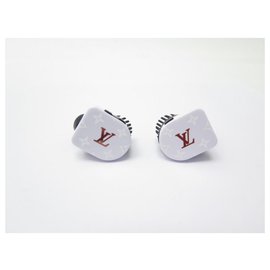 Louis Vuitton-NEW LOUIS VUITTON EARPHONES HORIZON QAB020 WHITE + NEW BOX-White