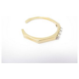 Fendi-Fendi Bracelet 13 CM T S IN GOLD METAL STUDDED BOX STUDDED STUDS AND STUDS-Golden
