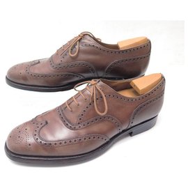 Church's-CHURCH'S CHETWYND RICHELIEU LEATHER SHOES 9.5g 43.5 L SHOES-Brown