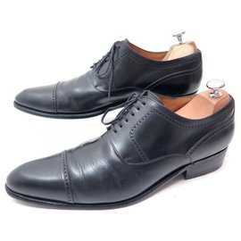 JM Weston-ZAPATOS JM WESTON 448 EXTREMOS DERBY RECTO 9.5do 43.5 Zapatos de cuero negro-Negro
