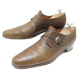 Heschung-HESCHUNG SHOES 7 41 BROWN LEATHER LOAFERS LOAFERS-Brown