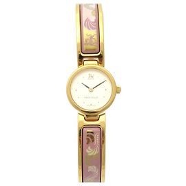 FREY WILLE PICCADILLY CIRCUS QUARTZ WATCH 22 MM E-MAIL E RELÓGIO DE PLACA DE OURO Dourado
