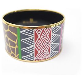 FREY WILLE DIVA ANIMAL PATTERN PULSEIRA M 16 EMAIL CM E CAIXA DE OURO + ESMALTE Multicor