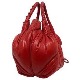 Fendi-Fendi Red Moncler Spy Nylon Handbag-Red