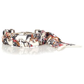 Fendi-Fendi White Scarf Silk Strap-White,Multiple colors