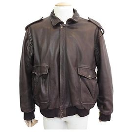 VINTAGE JACKET REDSKINS B32 FLIGHT JACKET XXL 58 BROWN LEATHER Brown