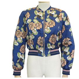 NEUE TARA JARMON BOMBER SHORT S JACKE 36 BLAUE JACKE NEUE JACKE WESTE Blau