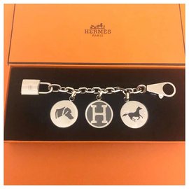 Hermès-Breloque Olga Bag Charm-Silber Hardware