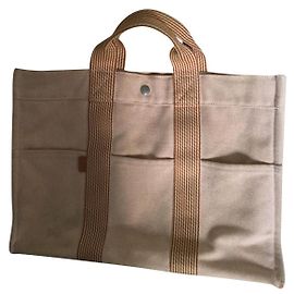 Hermès Toto Bag Beige Cloth Beige