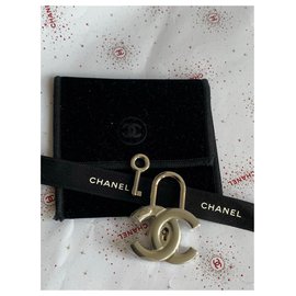 Chanel-Bag charms-Silvery