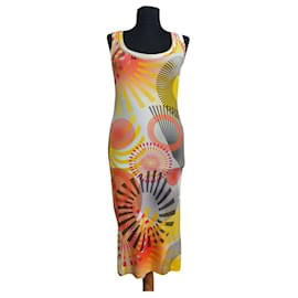 Robe en coton Marc Cain Multicolore