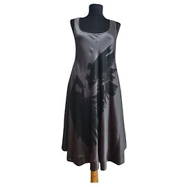 Gestuz Grey Silk Dress Size 38 Grey