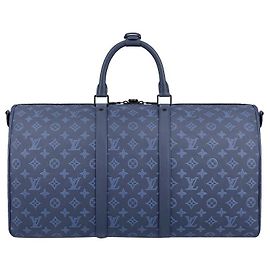 Louis Vuitton LV Keepall 50 Bleu ombre Bleu