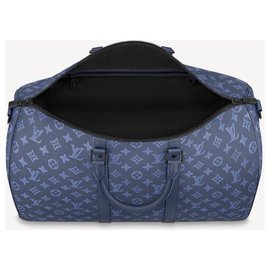 Louis Vuitton-LV Keepall 50 Shadow blue-Blue