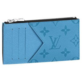 Louis Vuitton-Porta-cartão LV Coin azul-Azul