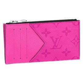 Louis Vuitton LV Coin card holder fuchsia Pink