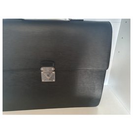 Louis Vuitton-Cartera Louis Vuitton Robusto-Negro