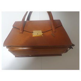Lancel-vintage umbrella bag-Brown