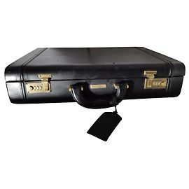 Malette Lancel en cuir noir Noir