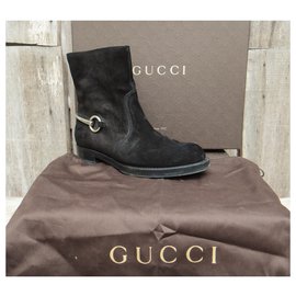 Gucci-Gucci p boots 37-Black
