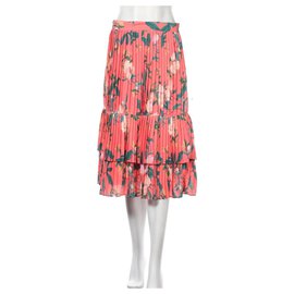 Autre Marque Jupe plissée à fleurs By Malina M Multicolore
