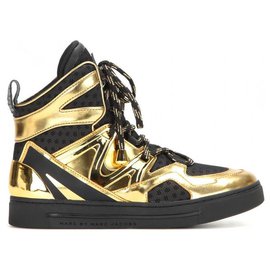 Marc by Marc Jacobs-Turnschuhe-Schwarz,Golden