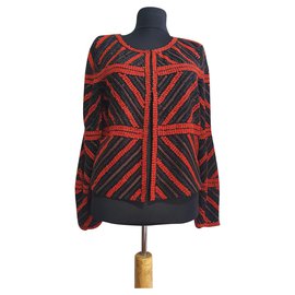 Marc Cain-Jackets-Black,Red