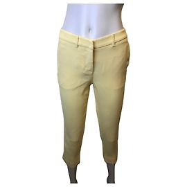 Miu Miu Gelbe Zigarettenhose Gelb