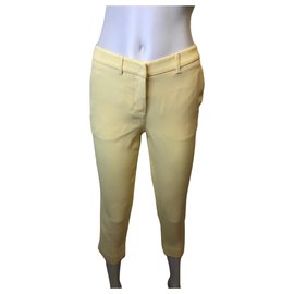 Miu Miu Yellow cigarette pants Yellow