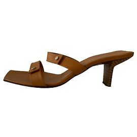 Calvin Klein Vintage leather sandals Chestnut