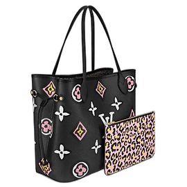 Louis Vuitton LV Neverfull selvaggio nel cuore Nero