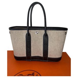 Hermès-Mini garden party bag-Beige