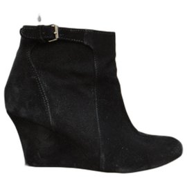 bottinescompensées Lanvin p 37,5 Noir