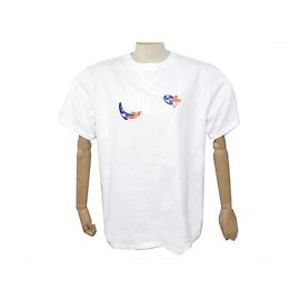 Christian Dior T-SHIRT NOVA OVERSIZED DIOR E KENNY SCHARF 193J685D0554 2021 BRANCO + CAIXA Branco