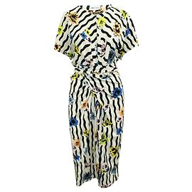 Bimba & Lola Buntes Kleid mit Gürtel Andere