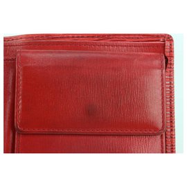Louis Vuitton-Carteira masculina vermelha epi couro múltipla bifold-Outro