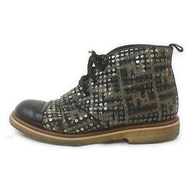 Fendi Herren 8 Mongram FF Zucca Paillettenstiefel Andere
