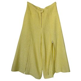 Chanel Culotte da Runway 2019 Giallo