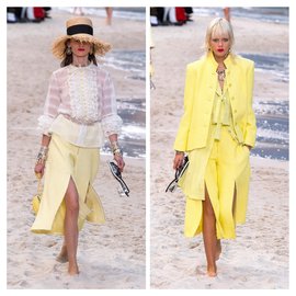 Chanel-Culottes from Runway 2019-Amarelo