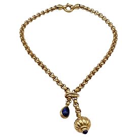 Autre Marque Collana oro giallo 18kt con pendente 44 cm D'oro