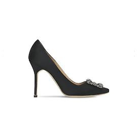Manolo Blahnik hangisi black  105 MM Black