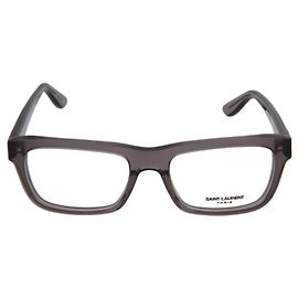 Saint Laurent Optische Brille mit rechteckigem Rahmen Grau