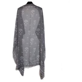 Alexander Mcqueen-Alexander McQueen Scarf-Grey