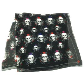 Alexander Mcqueen-Alexander McQueen Scarf-Black