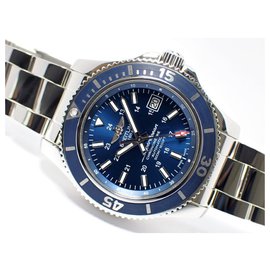 Breitling-BREITLING SuperoceanII 42 blue Bracelet Specification A17365 Mens-Blue