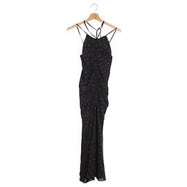 Autre Marque Vestido maxi preto de bolinhas Alice McCall Preto