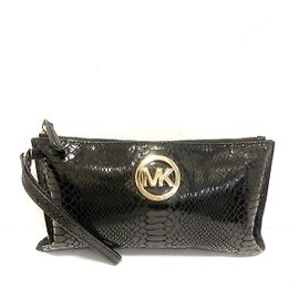 Michael Kors Clutch Tasche Schwarz