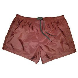 Prada Pantaloncini da uomo Bordò