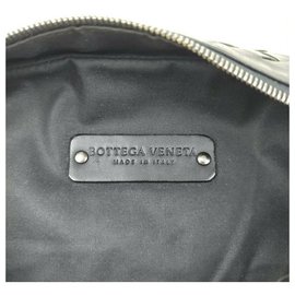 Bottega Veneta-Black Intrecciato Toiletry Bag Cosmetic Pouch-Other